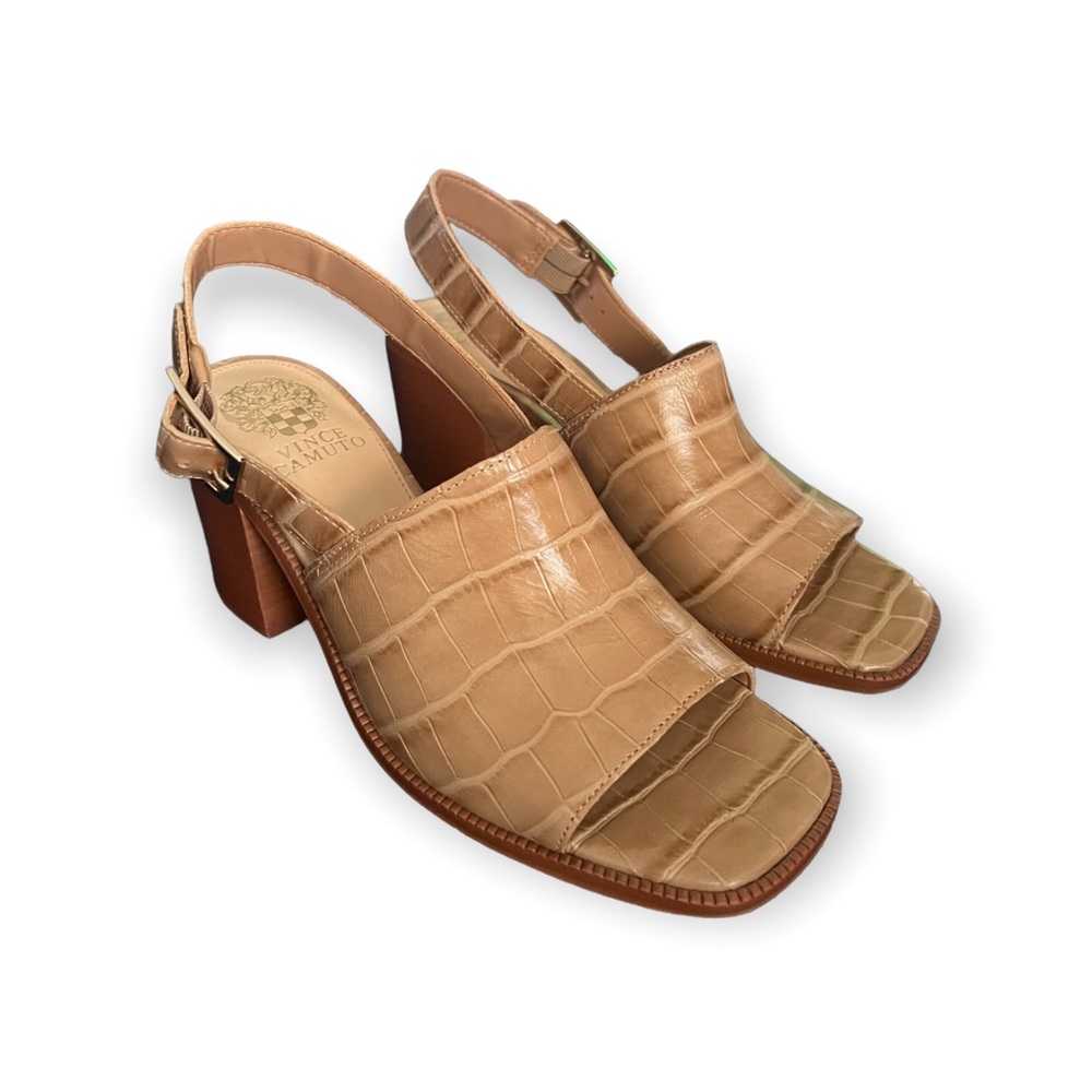 Vince Camuto Faux Croc Heels